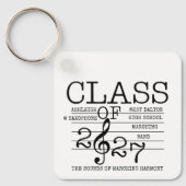 Class of 2027 Marching Band Graduate Inspirational Schlüsselanhänger (Vorderseite)