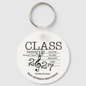 Class of 2027 Marching Band Graduation Schlüsselanhänger (Vorderseite)