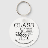 Class of 2027 Marching Band Senior Keychain Schlüsselanhänger (Vorderseite)