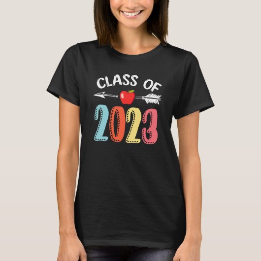 Class Of 2030 Pre K Graduate Preschool Graduation T-Shirt (Vorderseite)