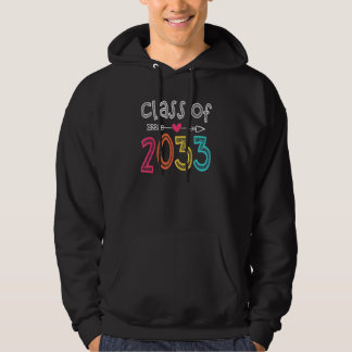 Class Of 2033 Grow With Me Graduation First Day Of Hoodie