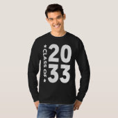 Class Of 2033  Senior 2033 Graduation T-Shirt (Vorne ganz)