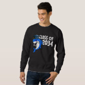 Class Of 2034 Shark Graduate Pre K Kindergarten Pr Sweatshirt (Vorne ganz)