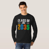 Class of 2035 First Day of School Graduation T-Shirt (Vorne ganz)