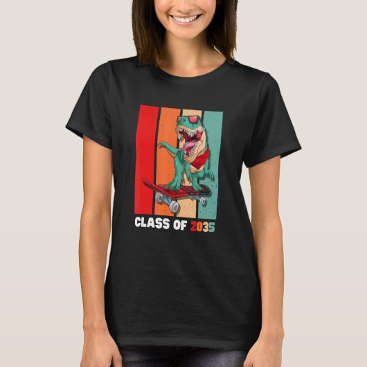 Class Of 2035 Grow With Me Kindergarten Graduate T-Shirt (Vorderseite)