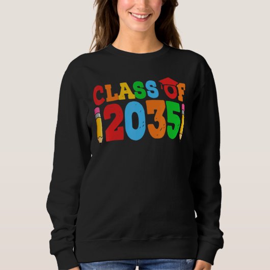 class of 2035 grow with me sweatshirt (Vorderseite)