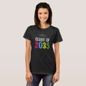 Class Of 2035 Kindergarten First Day Back to Schoo T-Shirt (Vorne ganz)
