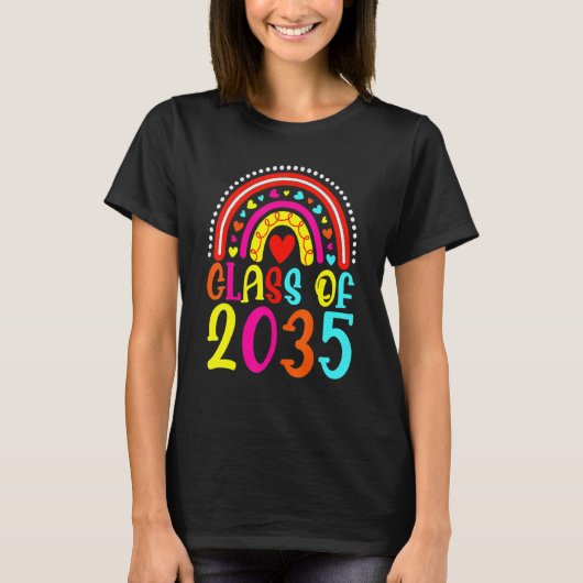 Class Of 2035  Kindergarten Graduate Kinder Gradua T-Shirt (Vorderseite)