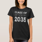 Class Of 2035 Kindergarten Graduation Back To Scho T-Shirt (Vorderseite)