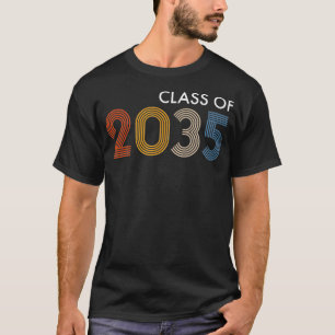 Class of 2035 Kindergarten Grow With Me Future Gra T-Shirt