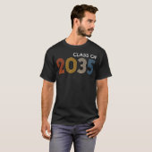 Class of 2035 Kindergarten Grow With Me Future Gra T-Shirt (Vorne ganz)