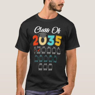 Class Of 2035 Kindergarten Pre K Graduation Grow W T-Shirt