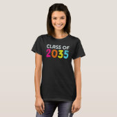 Class Of 2035 Kindergarten Pre k Grow with Me Grad T-Shirt (Vorne ganz)