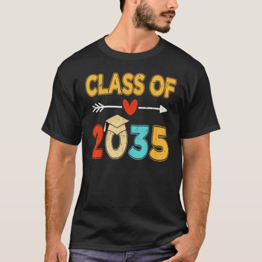 Class of 2035 Kindergarten T-Shirt (Vorderseite)