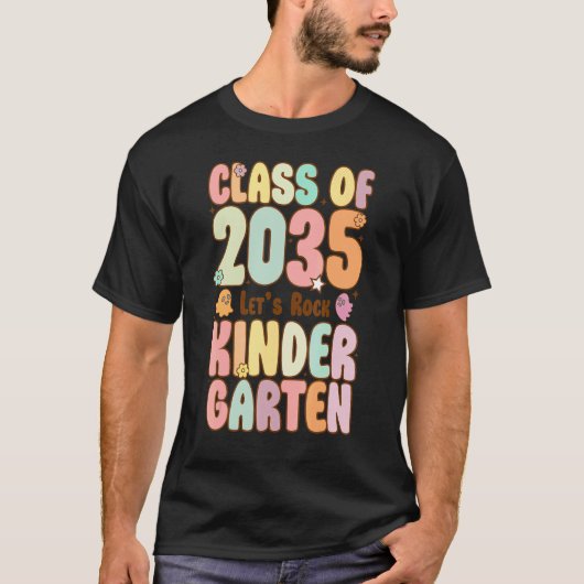 Class of 2035 Kindergarten Teacher Women Kids Back T-Shirt (Vorderseite)