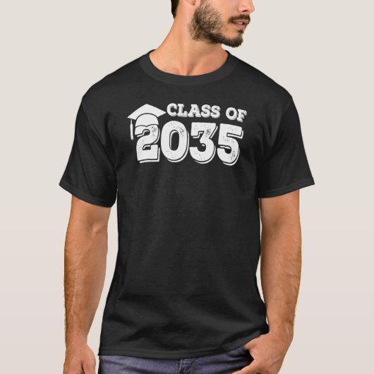 Class Of 2035 Senior Graduation 2035 T-Shirt (Vorderseite)