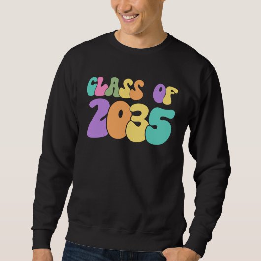 Class Of 2035 Seniors 35 Senior Graduation Class 2 Sweatshirt (Vorderseite)