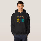 Class of 2036 Grow With Me First Day of School Gra Hoodie (Vorne ganz)