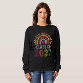 Class Of 2036 Grow With Me First Day Of School Gra Sweatshirt (Vorne ganz)