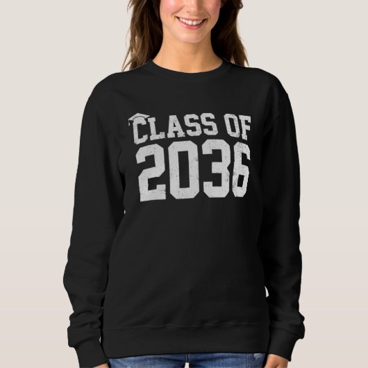 Class Of 2036 Grow With Me Preschool Pre K Gradua Sweatshirt (Vorderseite)