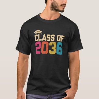 Class Of 2036 Kindergarten Graduate Kinder Graduat T-Shirt