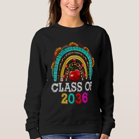Class Of 2036 Pre K Graduate Preschool Graduation Sweatshirt (Vorderseite)