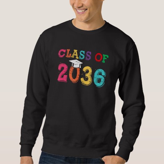 Class Of 2036 Pre K Graduate Preschool Graduation Sweatshirt (Vorderseite)