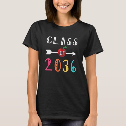 Class Of 2036 Pre K Graduate Preschool Graduation T-Shirt (Vorderseite)