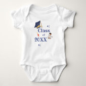 Class of 20XX- graduation hat Baby Strampler (Vorderseite)