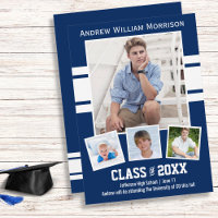 Class of 20XX Photo Collage Sport Graduation Party
