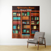 Class of 20XX University Library Photo Backdrop Wandteppich (Beispiel)