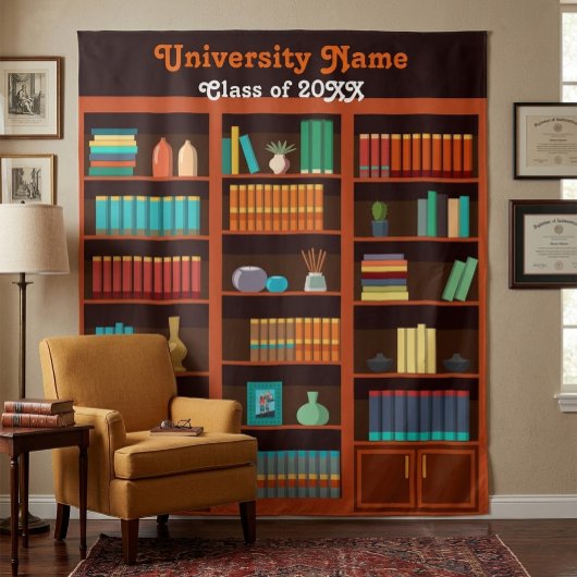 Class of 20XX University Library Photo Backdrop Wandteppich