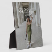Class Of | Graduation Keepsake Photo Plaque Fotoplatte (Seite)
