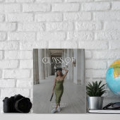 Class Of | Graduation Keepsake Photo Plaque Fotoplatte