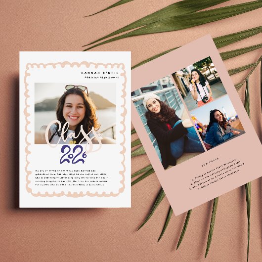 Class Of Personalized Graduation Announcement Einladung