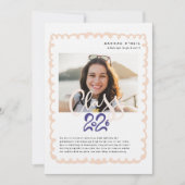 Class Of Personalized Graduation Announcement Einladung (Vorderseite)