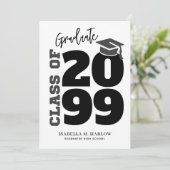 Class of Year Graduation Ankündigung (Stehend Vorderseite)