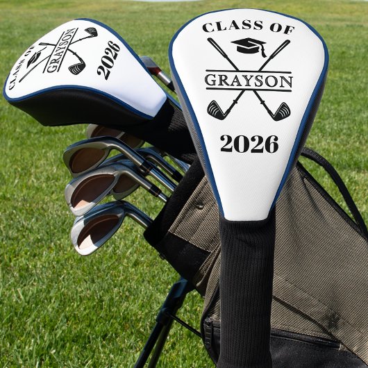 Class of YY Graduation Golf Club Name Headcover
