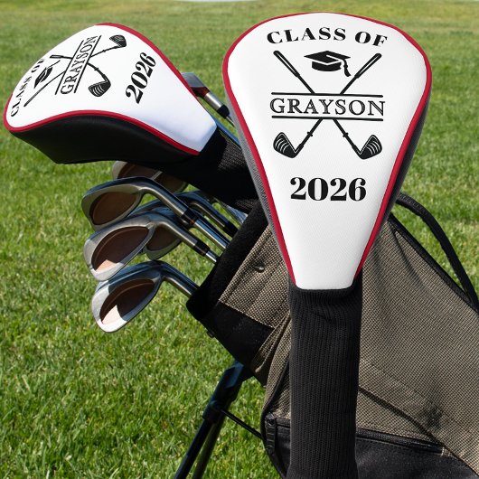 Class of YY Graduation Golf Club Name Headcover