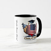 ‚Class Pride USA‘ Tasse (VorderseiteRechts)