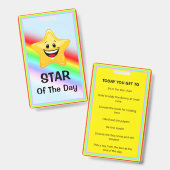 Class Star Award Abzeichen Ausweis (Vorder- & Rückseite)