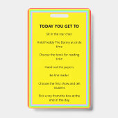 Class Star Award Abzeichen Ausweis (Rückseite)