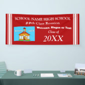 Class Wiedersehen Banner, Ihr FOTO, TEXT, FARBEN Banner (Messe)