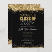 Class Wiedersehen Black and Gold Glitzer (Vorne/Hinten)