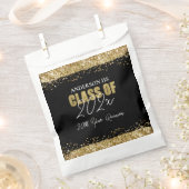 Class Wiedersehen Black and Gold Glitzer Geschenktütchen (Ausgeschnitten)
