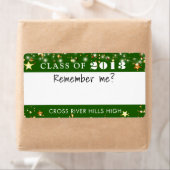 Class Wiedersehen Green Gold Stars Namensmarke (Insitu)