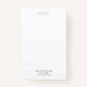 Class Wiedersehen Green und Gold Foto ID Abzeichen Ausweis (Rückseite)