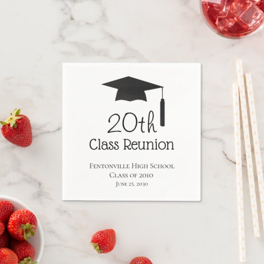 Class Wiedersehen Personalisiert Partys Napkins Serviette (Beispiel)