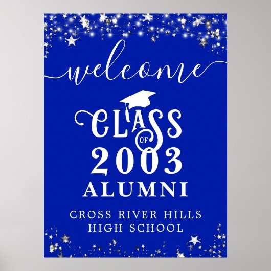 Class Wiedersehen Welcome Royal Silver Stars Custo Poster (Vorne)