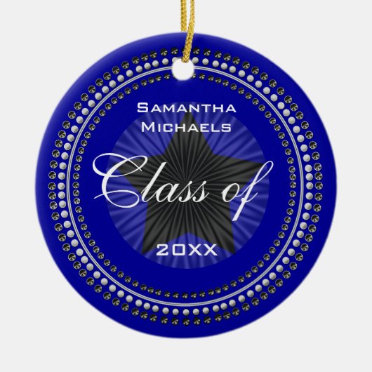 Class Year Star Abschluss Ornament (Vorne)